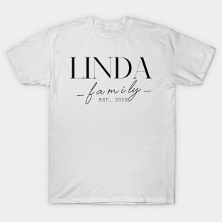 Linda Family EST. 2020, Surname, Linda T-Shirt